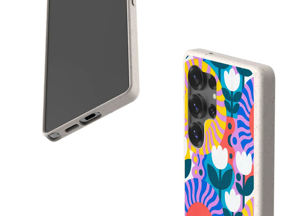 Midnight Sun Mod Bloom by Salla Niemi — Samsung Galaxy Bio-degradable Case — Finnaij