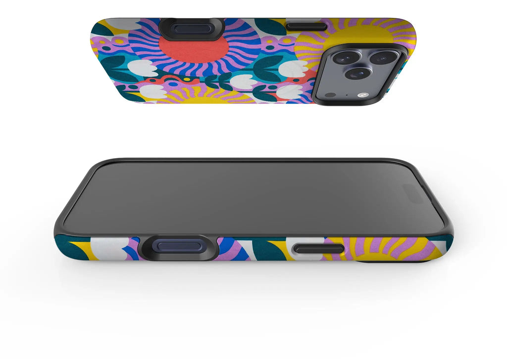 Midnight Sun Mod Bloom by Salla Niemi — Magsafe Tough Case for iPhone — Finnaij