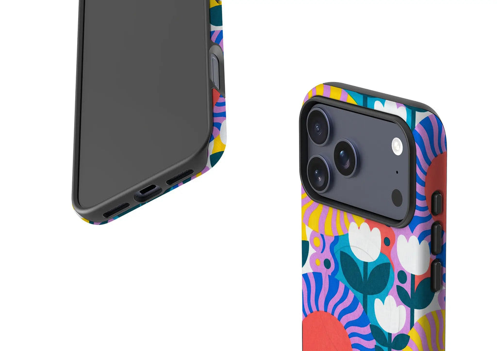 Midnight Sun Mod Bloom by Salla Niemi — Magsafe Tough Case for iPhone — Finnaij