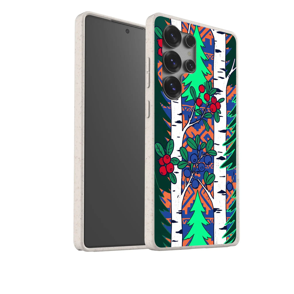 Nordic Forest by Aino Kallio — Samsung Galaxy Bio-degradable Case — Finnaij