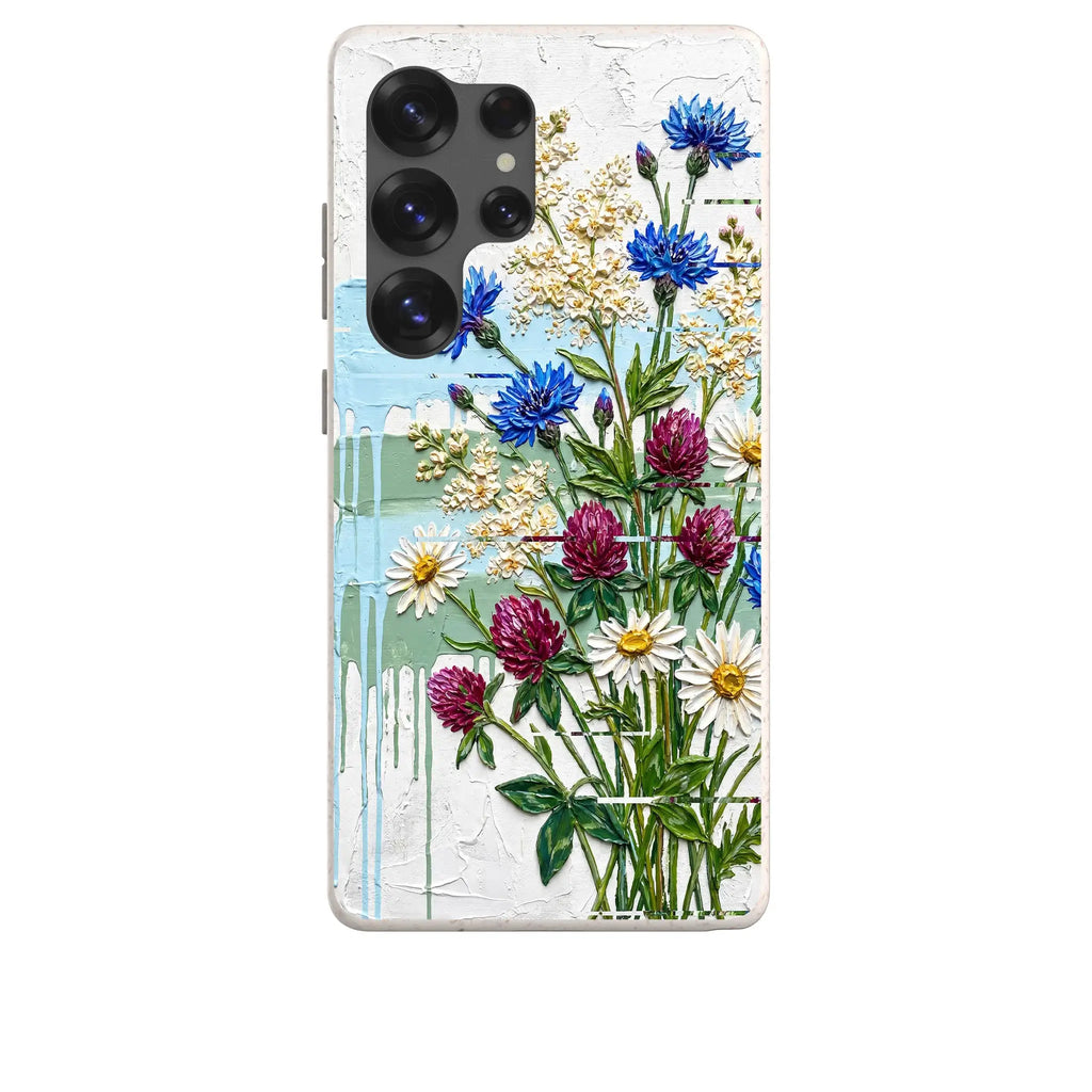 Nordic Wildflowers by Frida Lövström — Samsung Galaxy Bio-degradable Case — Finnaij