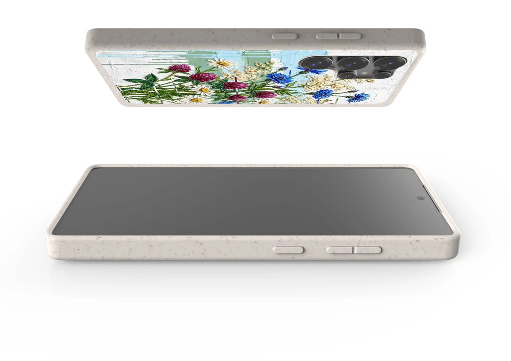 Nordic Wildflowers by Frida Lövström — Samsung Galaxy Bio-degradable Case — Finnaij