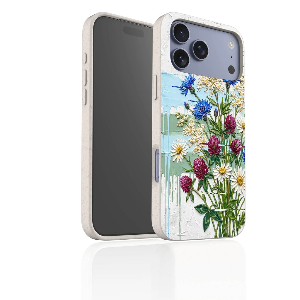 Nordic Wildflowers by Frida Lövström — iPhone Bio-degradable Case — Finnaij