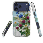 Nordic Wildflowers by Frida Lövström — Magsafe Tough Case for iPhone — Three Quarter — Finnaij