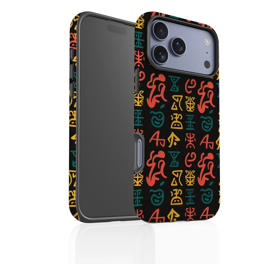 Nsibidi Pulse by Ada Okoye — Tough Case for iPhone — Finnaij