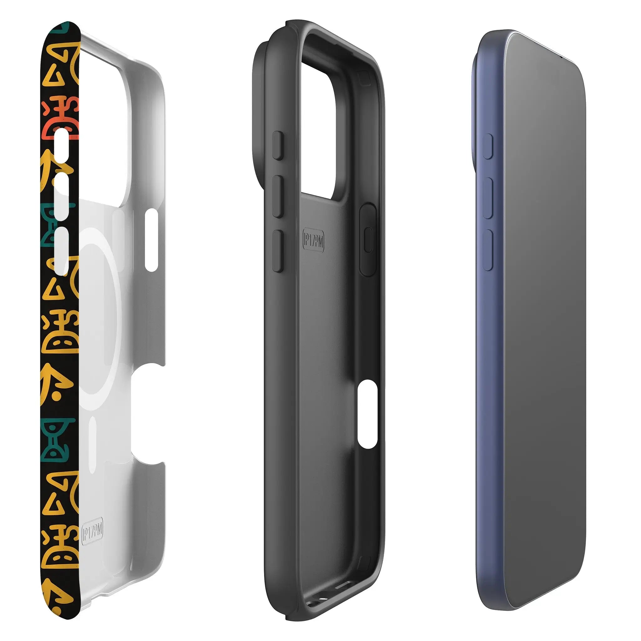 Nsibidi Pulse by Ada Okoye — Magsafe Tough Case for iPhone — Finnaij