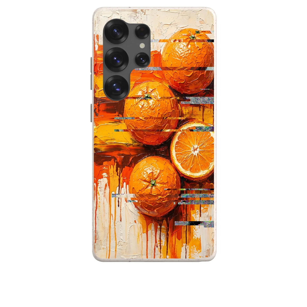 Oranges and Citrus Still Life by Frida Lövström — Samsung Galaxy Bio-degradable Case — Finnaij