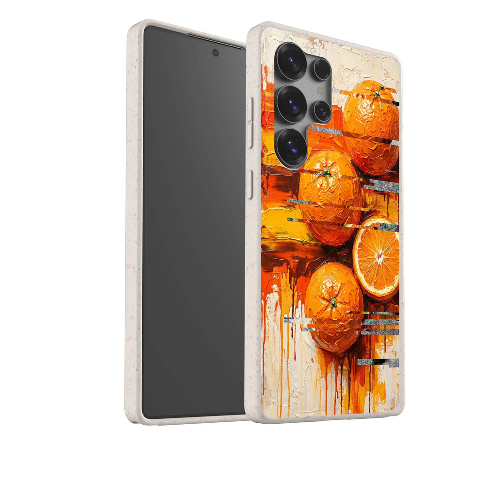 Oranges and Citrus Still Life by Frida Lövström — Samsung Galaxy Bio-degradable Case — Finnaij