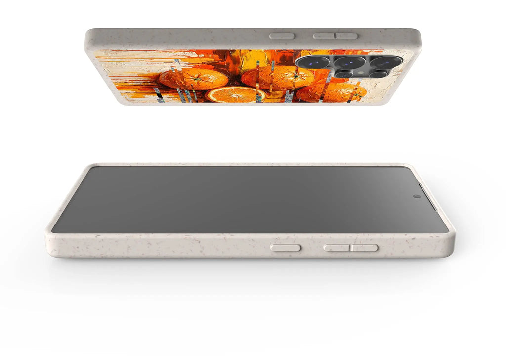Oranges and Citrus Still Life by Frida Lövström — Samsung Galaxy Bio-degradable Case — Finnaij
