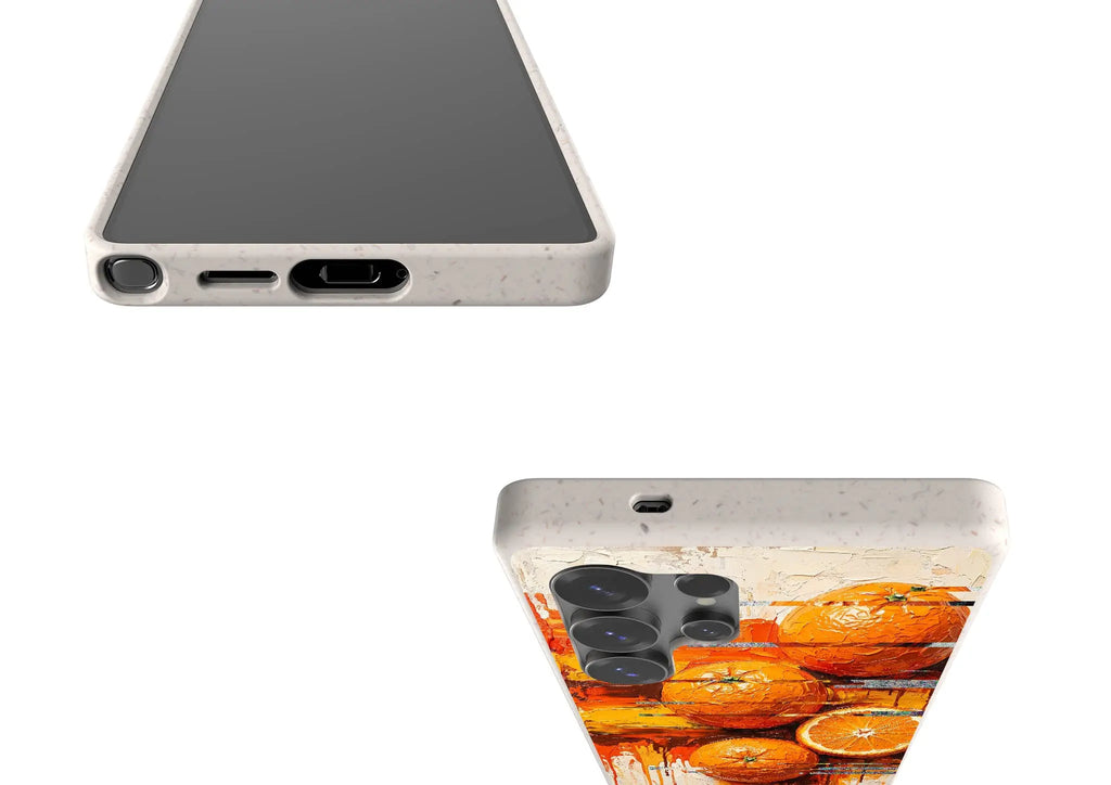 Oranges and Citrus Still Life by Frida Lövström — Samsung Galaxy Bio-degradable Case — Finnaij