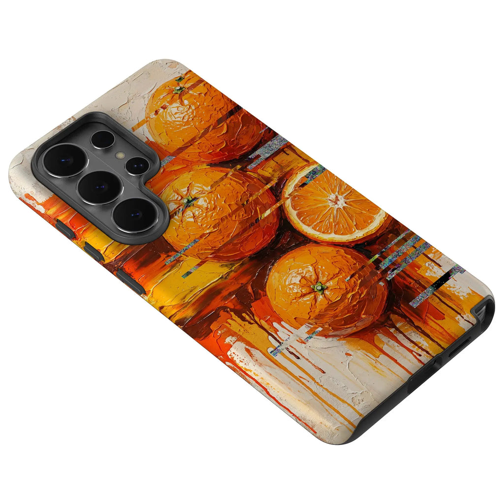 Oranges and Citrus Still Life by Frida Lövström — Tough Case for Samsung — Finnaij