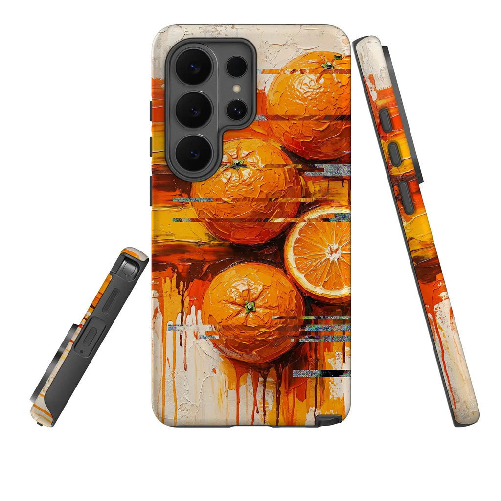 Oranges and Citrus Still Life by Frida Lövström — Tough Case for Samsung — Three Quarter — Finnaij
