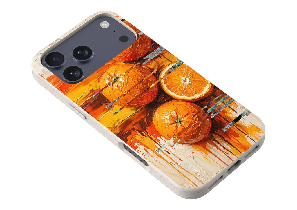 Oranges and Citrus Still Life by Frida Lövström — iPhone Bio-degradable Case — Finnaij