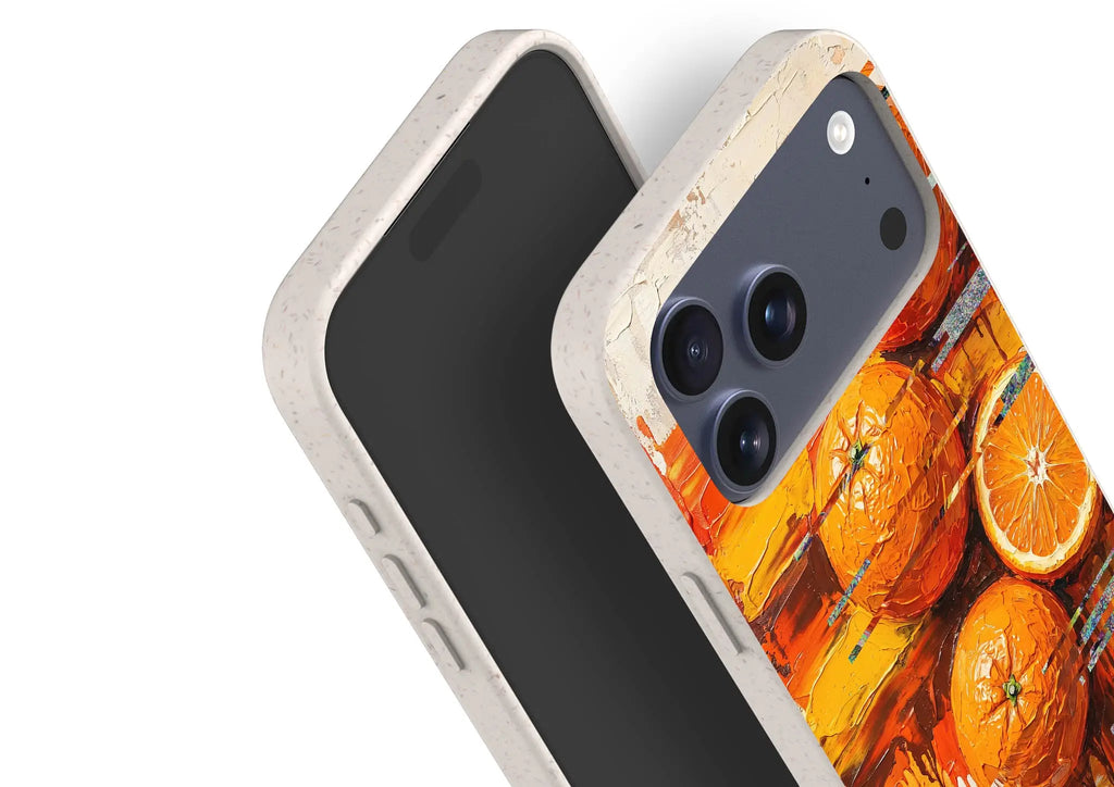 Oranges and Citrus Still Life by Frida Lövström — iPhone Bio-degradable Case — Finnaij