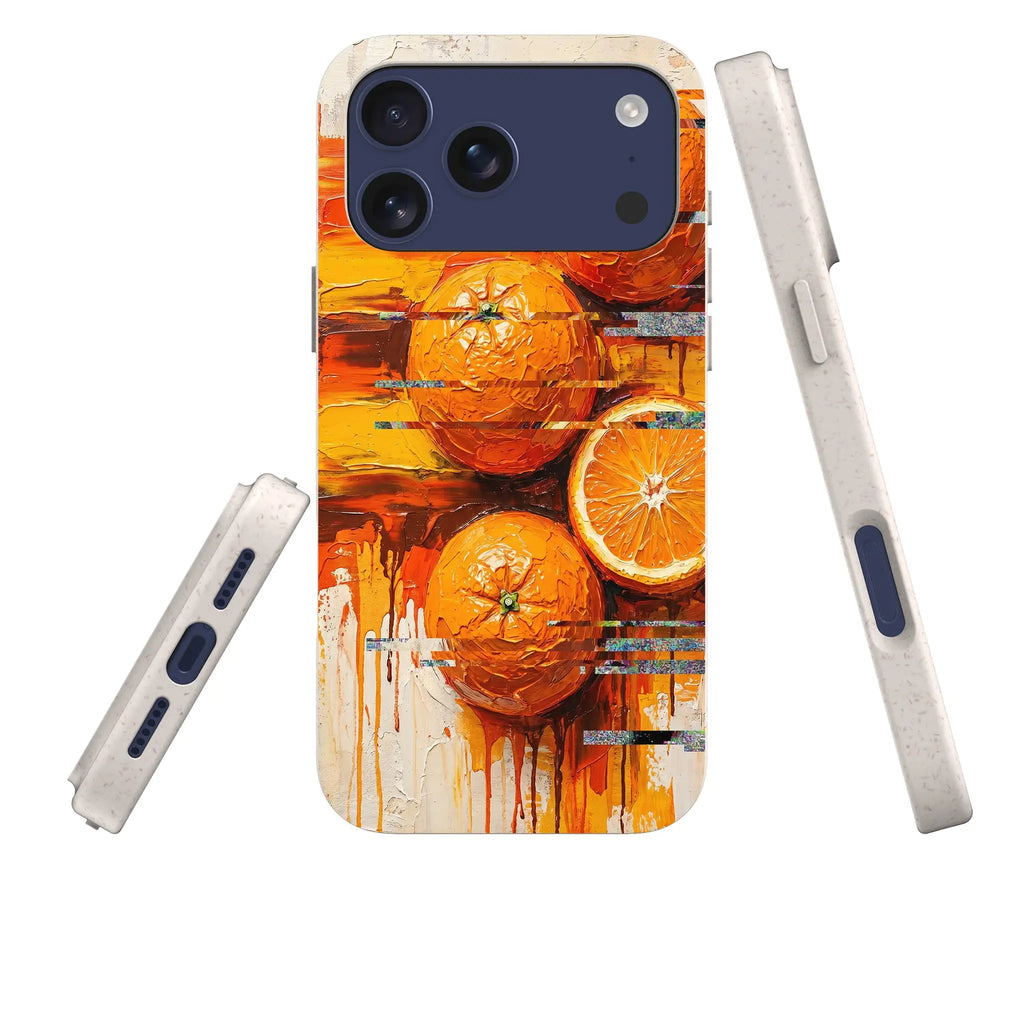 Oranges and Citrus Still Life by Frida Lövström — iPhone Bio-degradable Case — Three Quarter — Finnaij