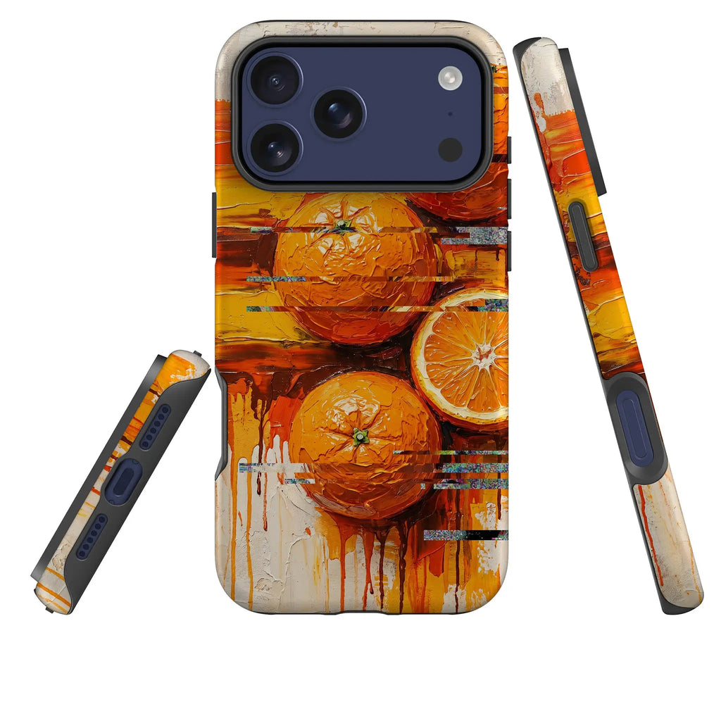 Oranges and Citrus Still Life by Frida Lövström — Tough Case for iPhone — Three Quarter — Finnaij