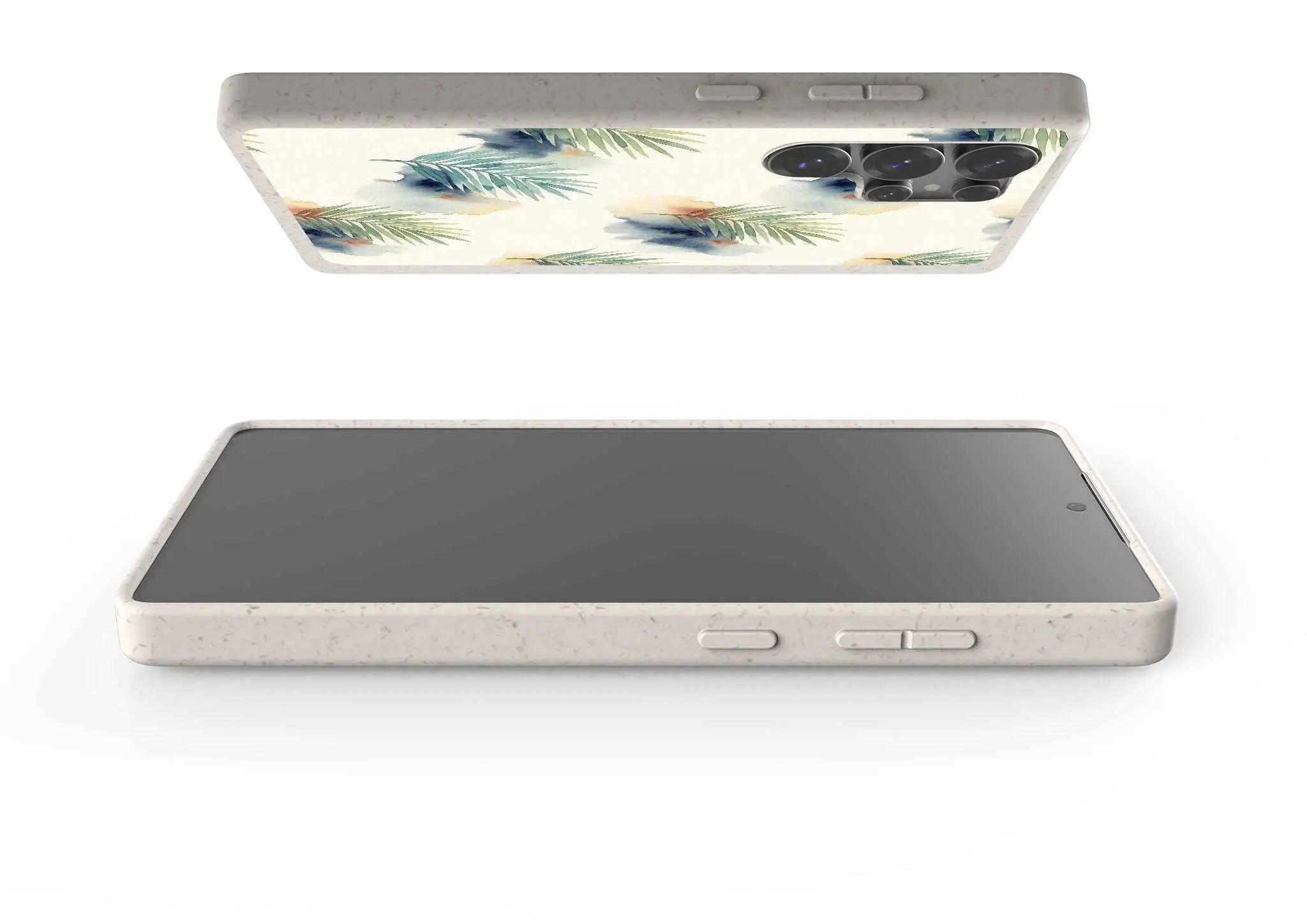 Palm Frond Breeze Pattern by Tobi Akinyemi — Samsung Galaxy Bio-degradable Case — Finnaij