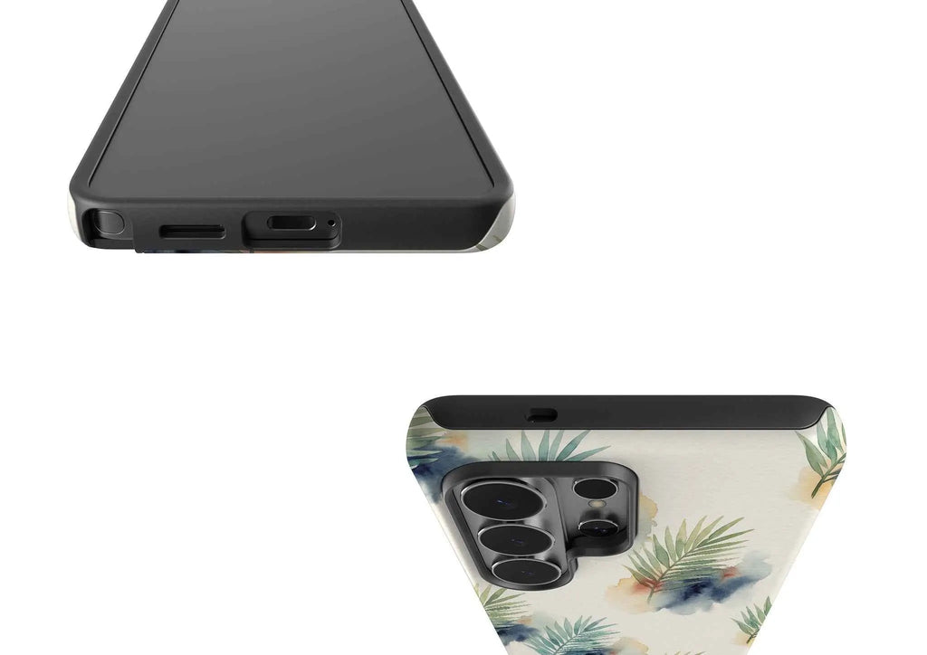 Palm Frond Breeze Pattern by Tobi Akinyemi — Tough Case for Samsung — Finnaij
