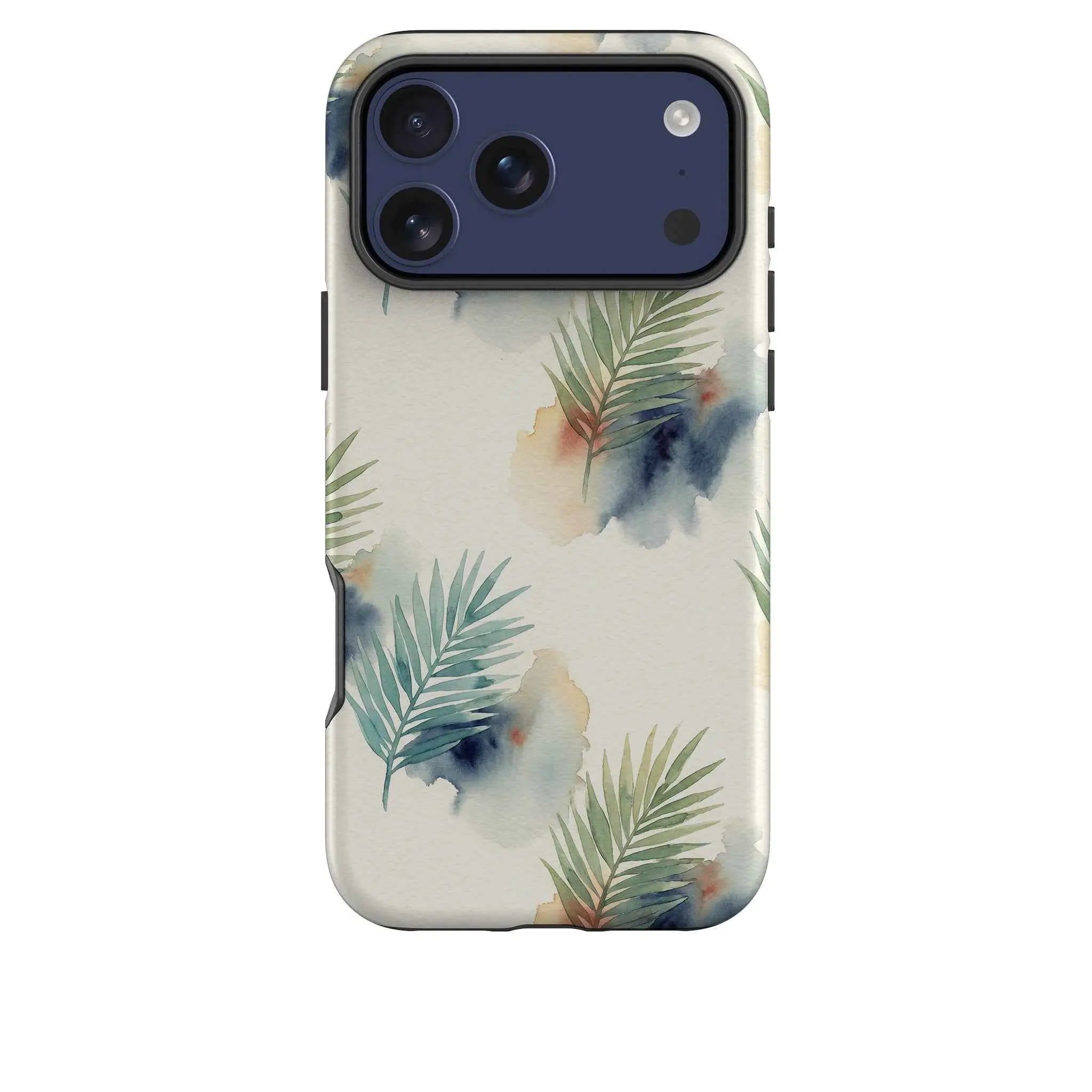 Palm Frond Breeze Pattern by Tobi Akinyemi — Tough Case for iPhone — Finnaij