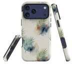 Palm Frond Breeze Pattern by Tobi Akinyemi — Tough Case for iPhone — Three Quarter — Finnaij