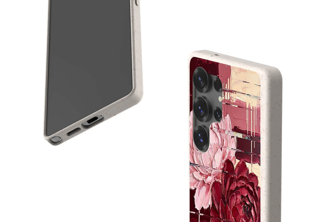 Peonies by Frida Lövström — Samsung Galaxy Bio-degradable Case — Finnaij