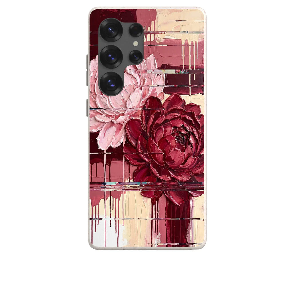 Peonies by Frida Lövström — Samsung Galaxy Bio-degradable Case — Finnaij