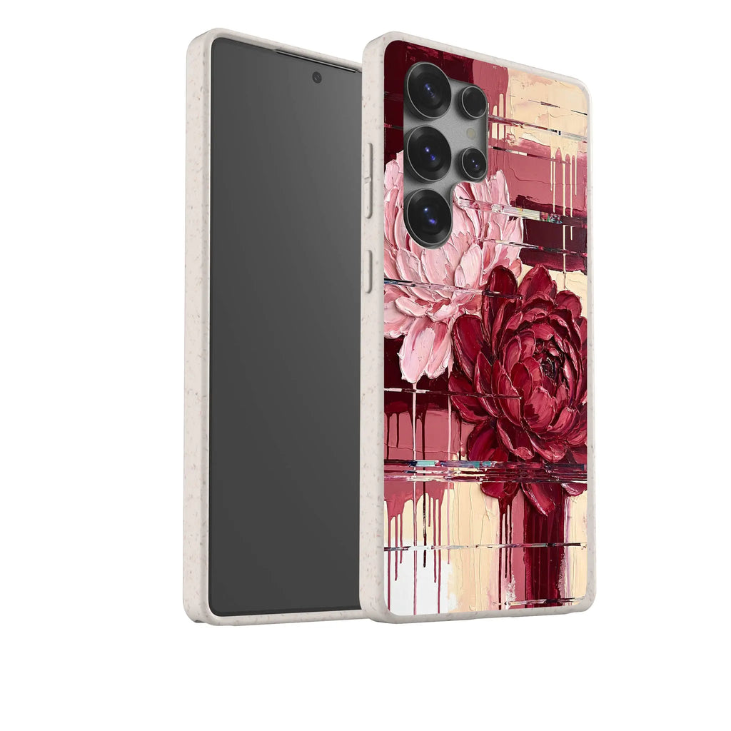 Peonies by Frida Lövström — Samsung Galaxy Bio-degradable Case — Finnaij
