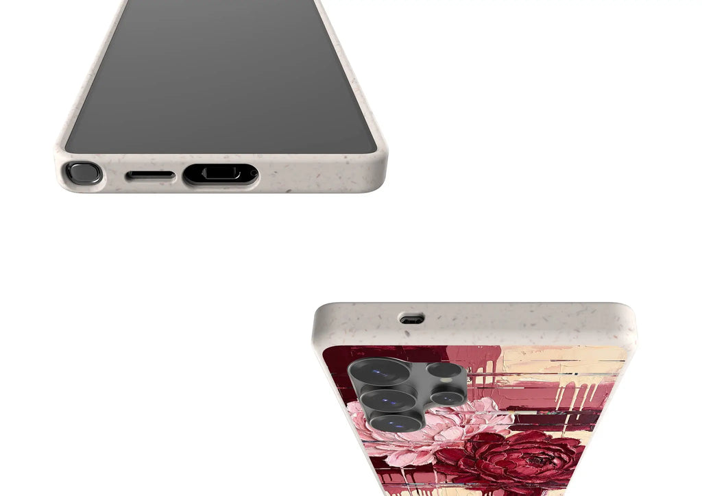 Peonies by Frida Lövström — Samsung Galaxy Bio-degradable Case — Finnaij