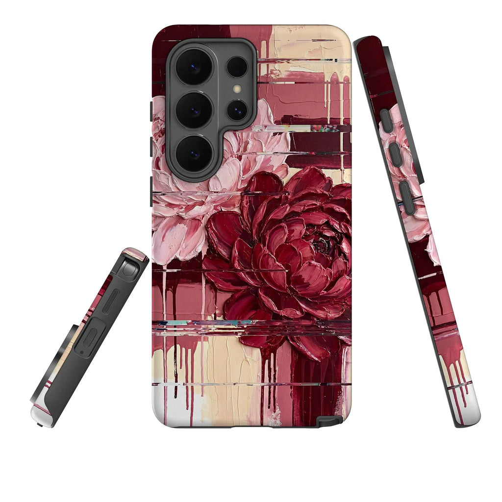 Peonies by Frida Lövström — Tough Case for Samsung — Three Quarter — Finnaij