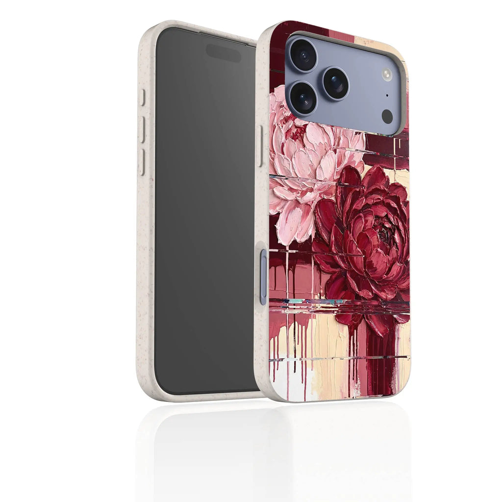 Peonies by Frida Lövström — iPhone Bio-degradable Case — Finnaij