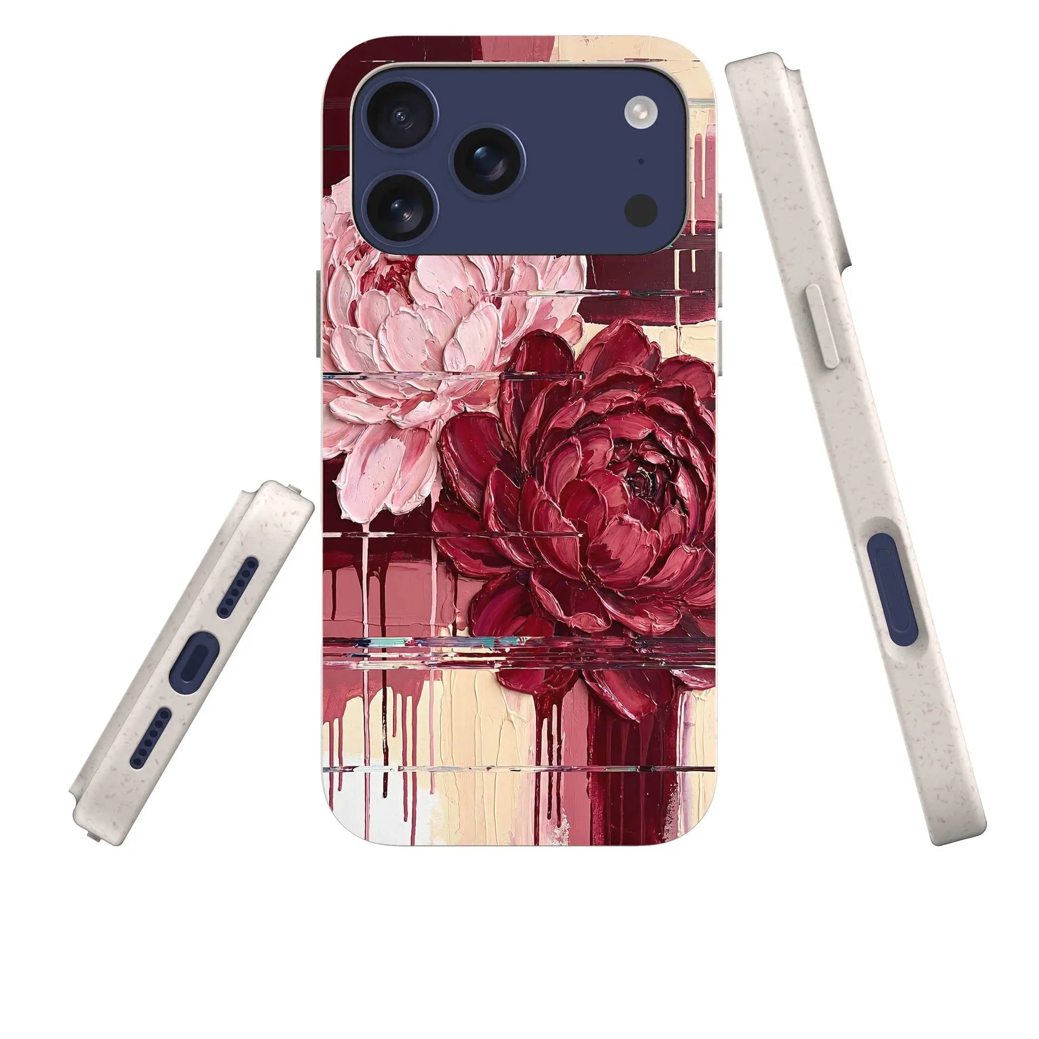 Peonies by Frida Lövström — iPhone Bio-degradable Case — Three Quarter — Finnaij
