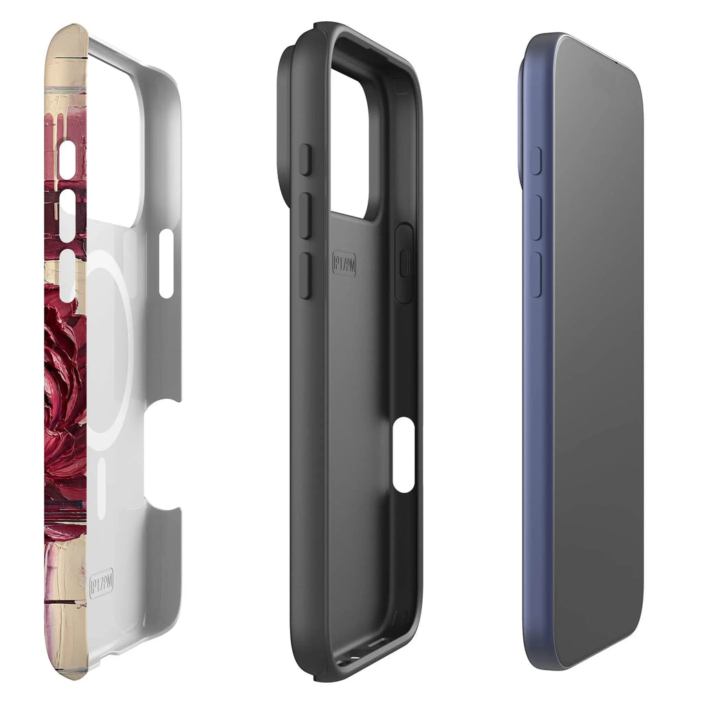 Peonies by Frida Lövström — Magsafe Tough Case for iPhone — Finnaij