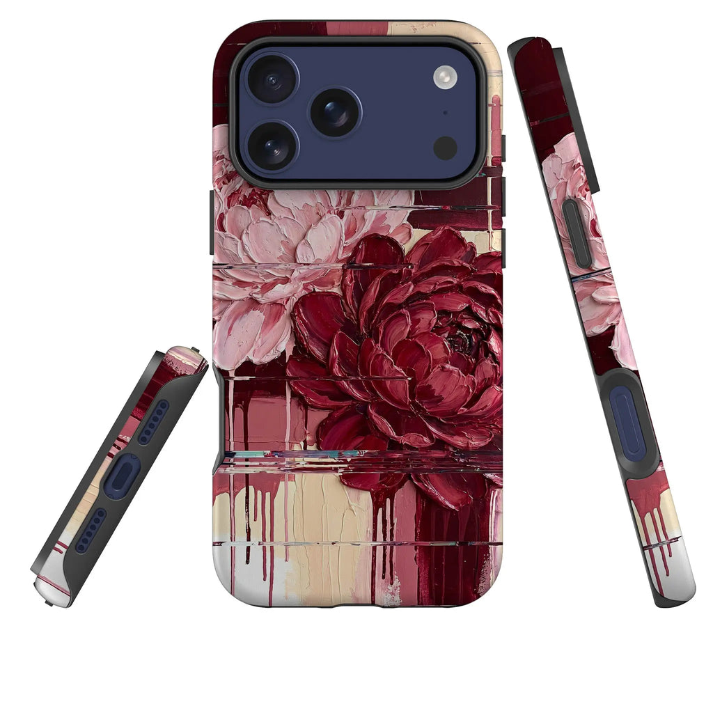 Peonies by Frida Lövström — Tough Case for iPhone — Three Quarter — Finnaij