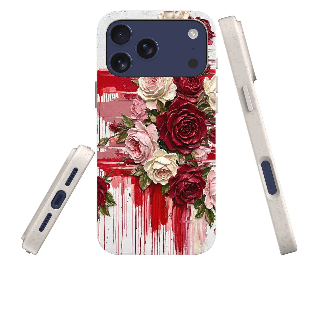Roses by Frida Lövström — iPhone Bio-degradable Case — Three Quarter — Finnaij