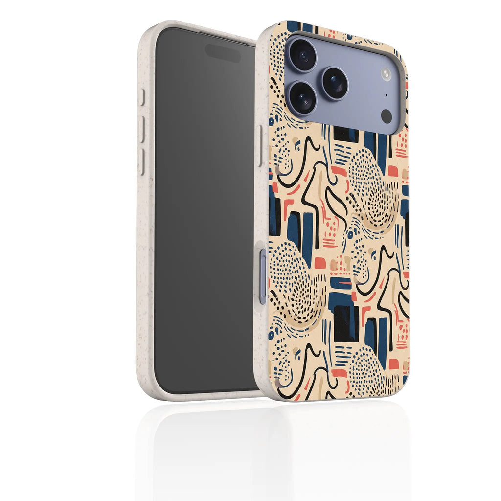 Sandstone Adire by Ada Okoye — iPhone Bio-degradable Case — Finnaij