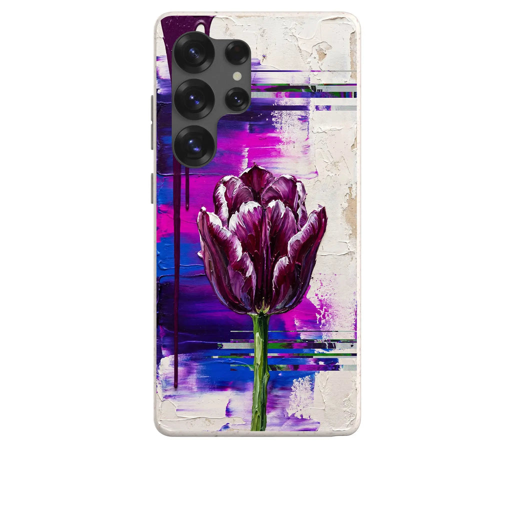 Single Dramatic Tulip by Frida Lövström — Samsung Galaxy Bio-degradable Case — Finnaij