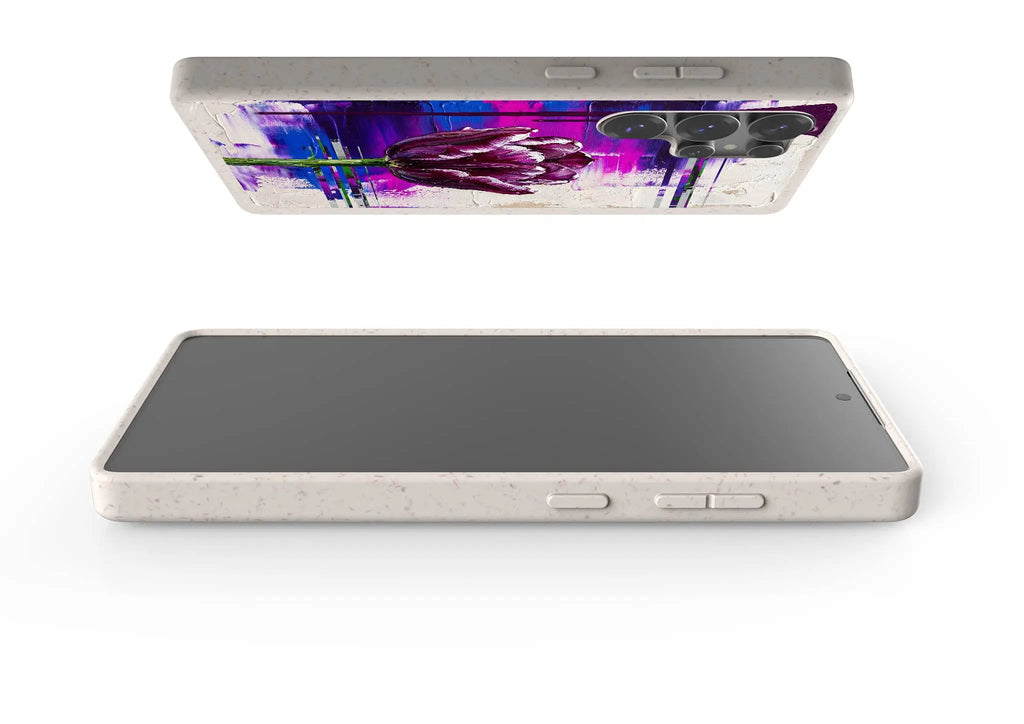 Single Dramatic Tulip by Frida Lövström — Samsung Galaxy Bio-degradable Case — Finnaij