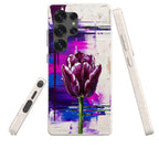 Single Dramatic Tulip by Frida Lövström — Samsung Galaxy Bio-degradable Case — Three Quarter — Finnaij