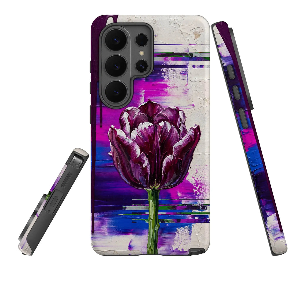 Single Dramatic Tulip by Frida Lövström — Tough Case for Samsung — Three Quarter — Finnaij