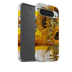 Sunflowers with Abstract Golden Chaos by Frida Lövström — Tough Case for Google — Finnaij