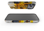 Sunflowers with Abstract Golden Chaos by Frida Lövström — Magsafe Tough Case for iPhone — Finnaij