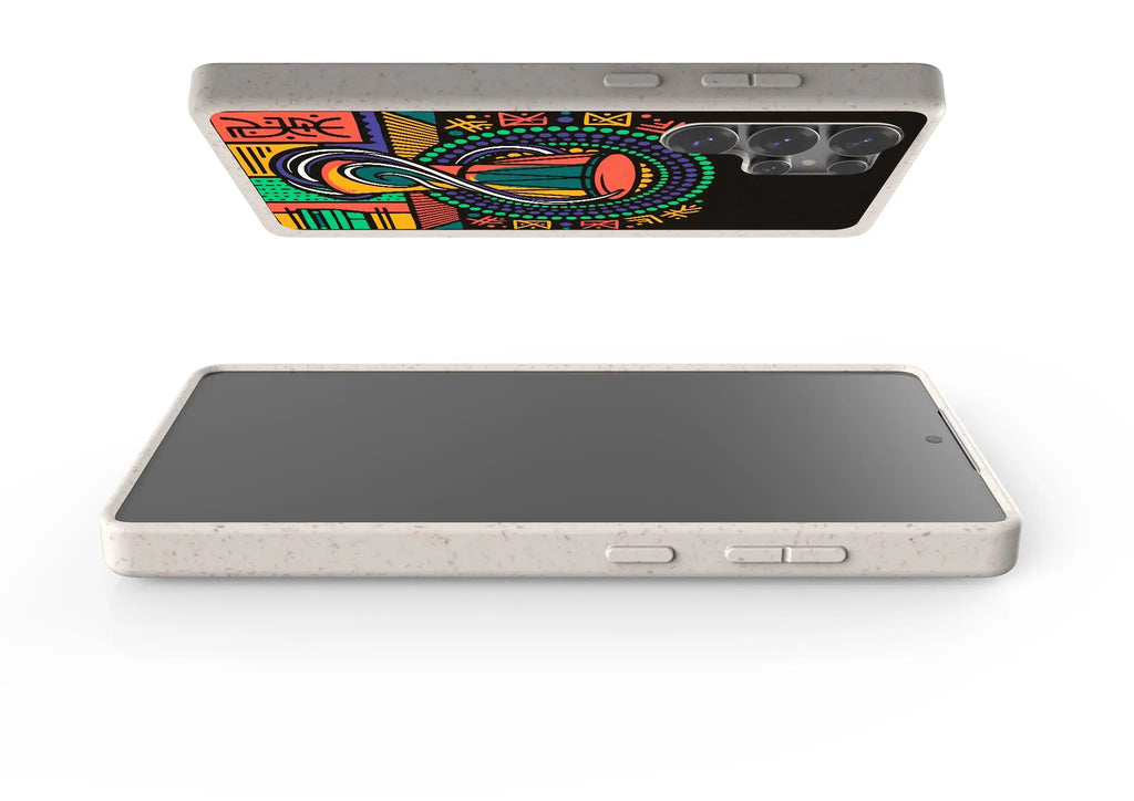 Talking Drum Halo by Ada Okoye — Samsung Galaxy Bio-degradable Case — Finnaij