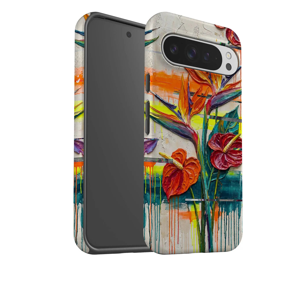 Tropical Flowers by Frida Lövström — Tough Case for Google — Finnaij