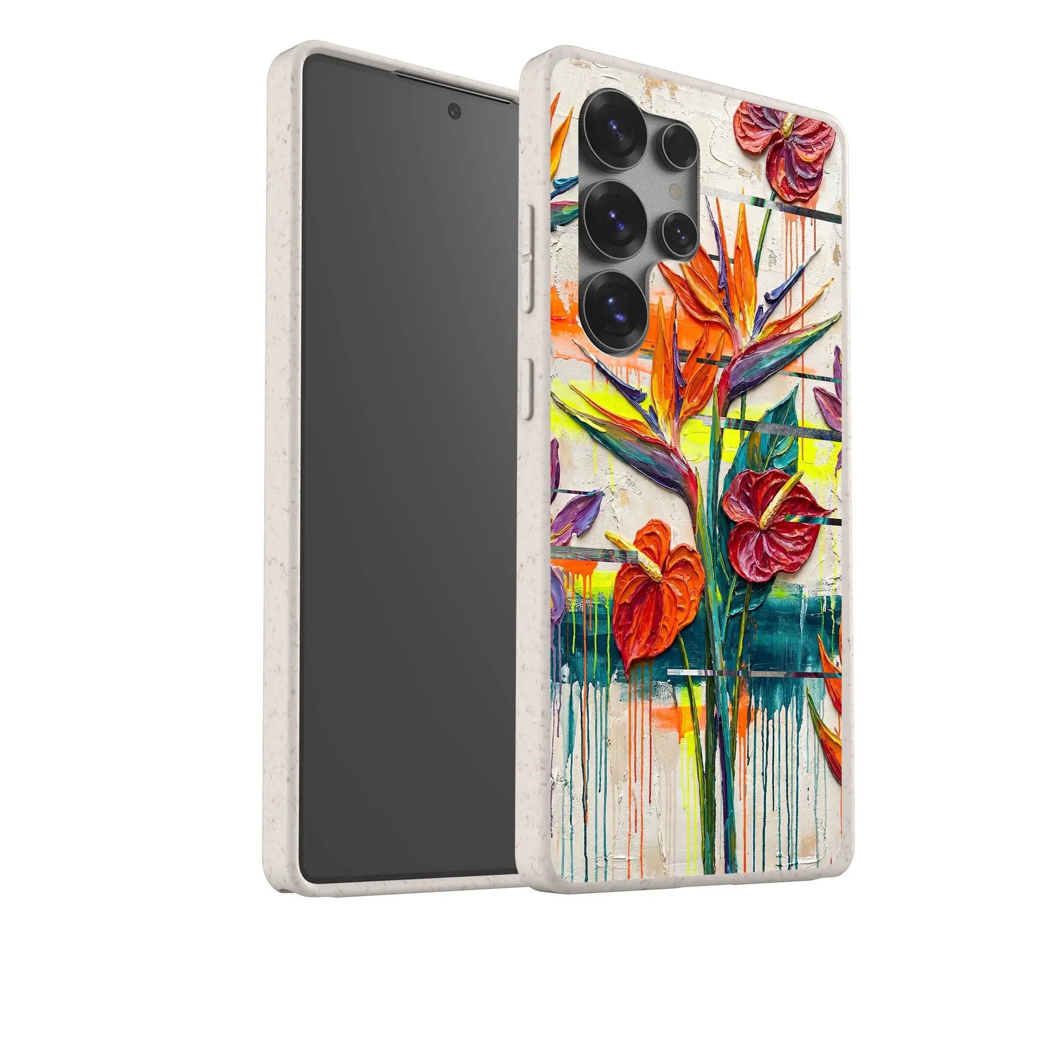 Tropical Flowers by Frida Lövström — Samsung Galaxy Bio-degradable Case — Finnaij