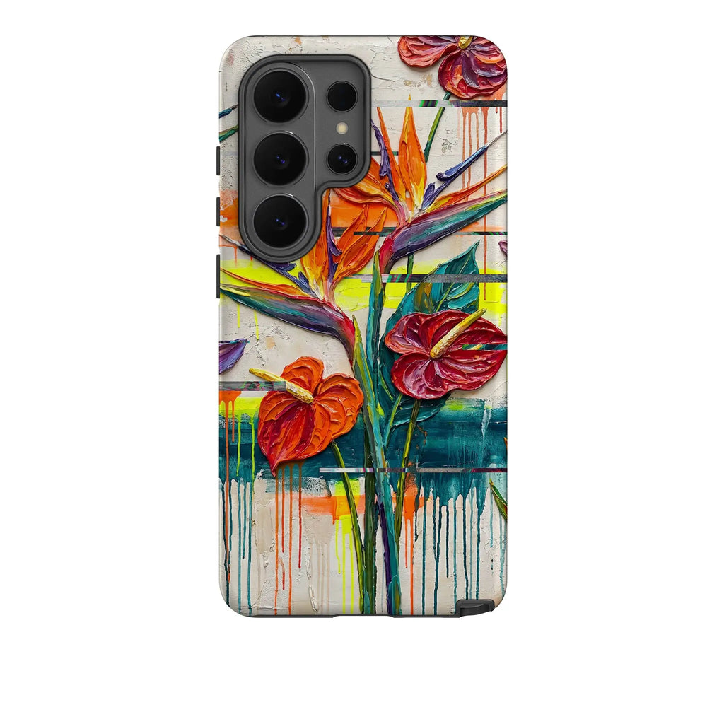 Tropical Flowers by Frida Lövström — Tough Case for Samsung — Finnaij