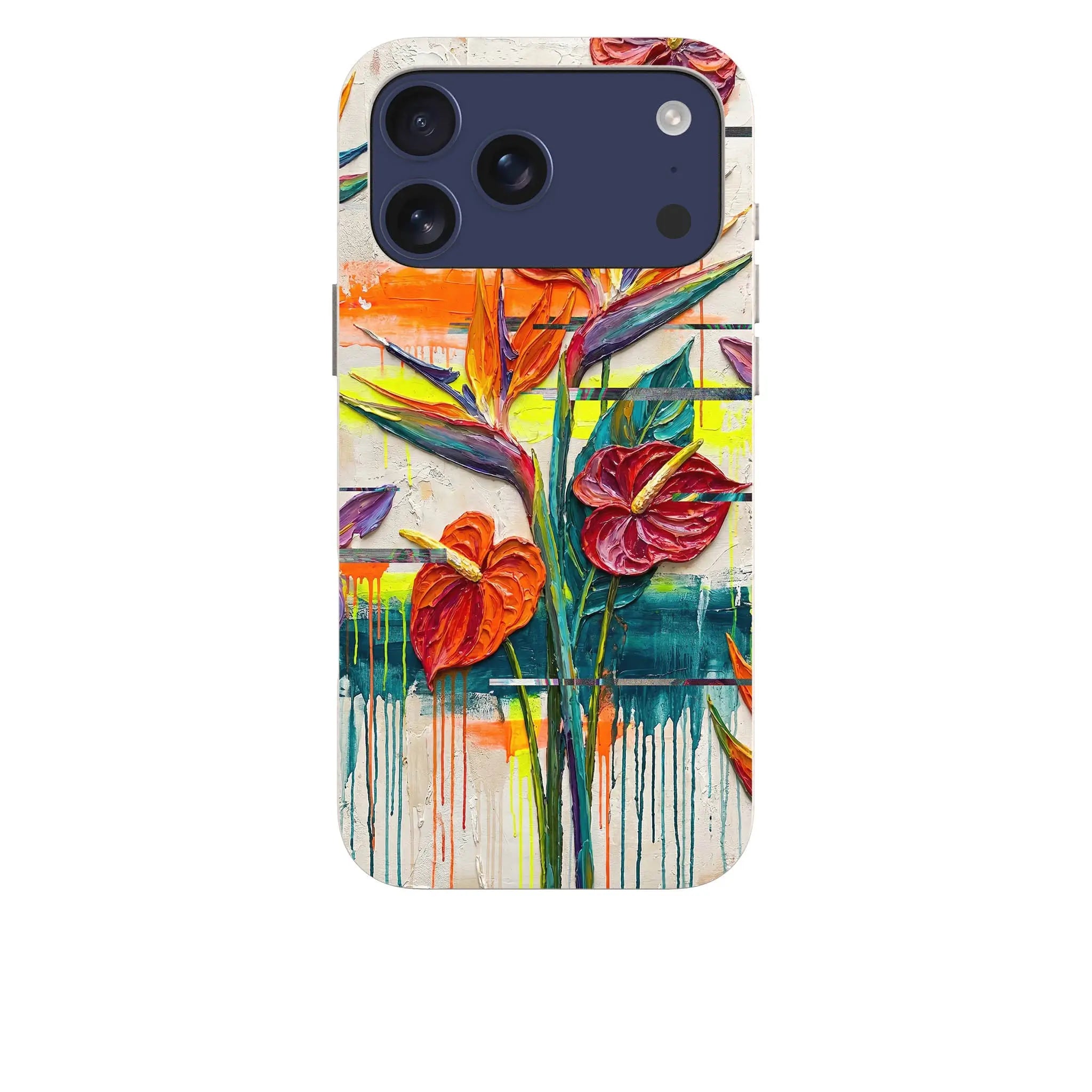 Tropical Flowers by Frida Lövström — iPhone Bio-degradable Case — Finnaij