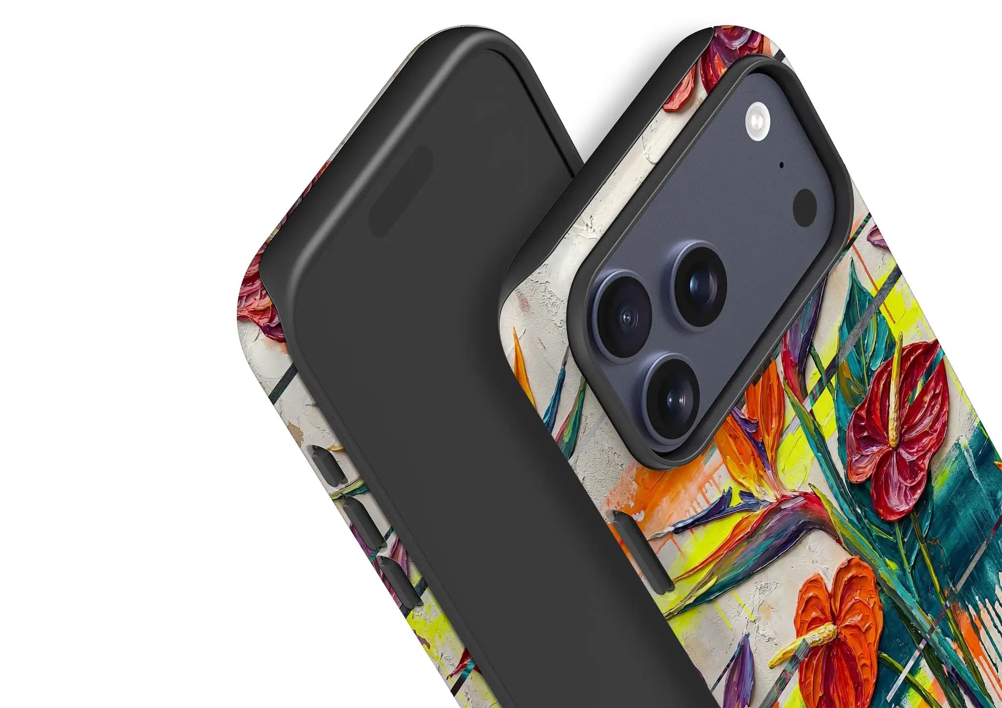 Tropical Flowers by Frida Lövström — Tough Case for iPhone — Finnaij
