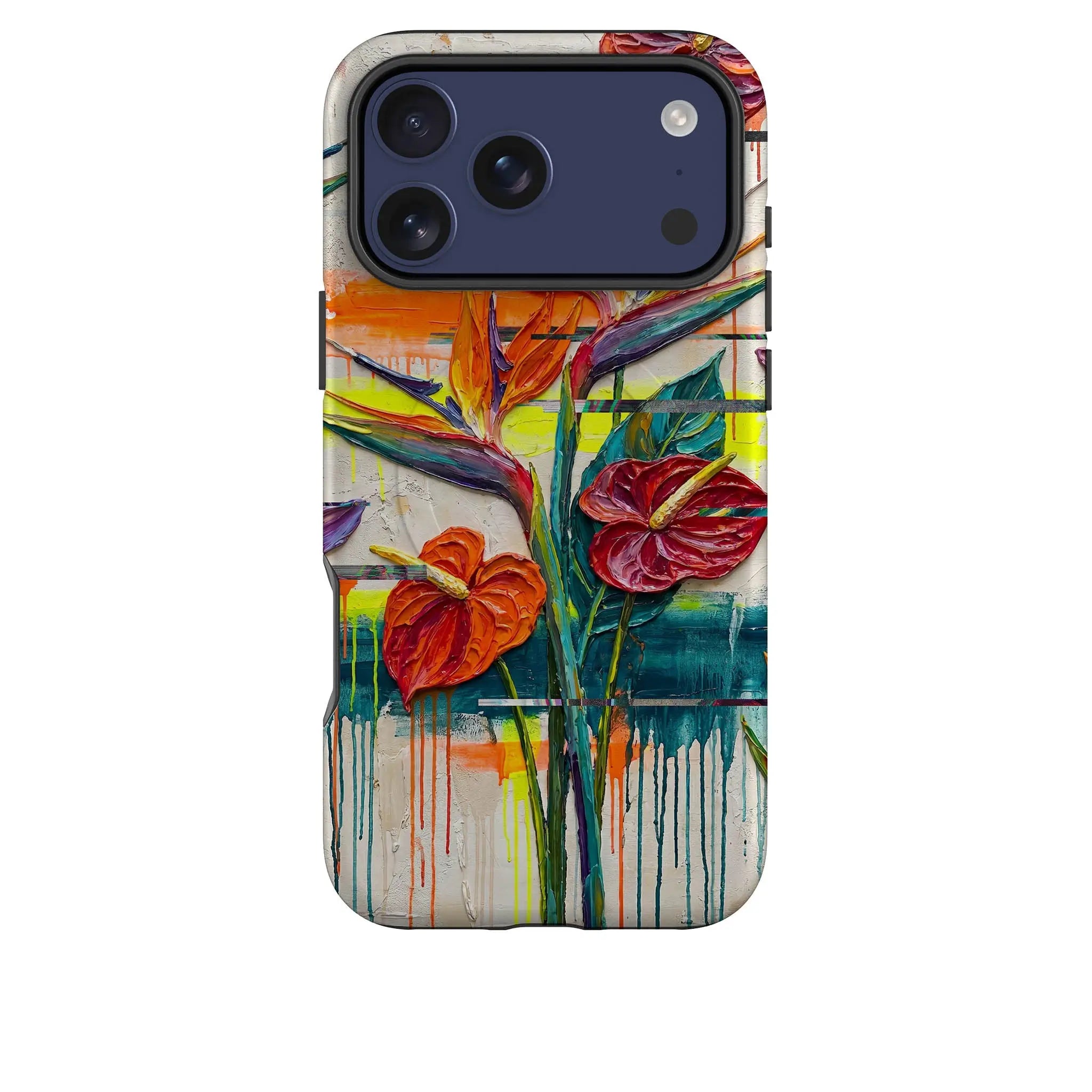 Tropical Flowers by Frida Lövström — Magsafe Tough Case for iPhone — Finnaij