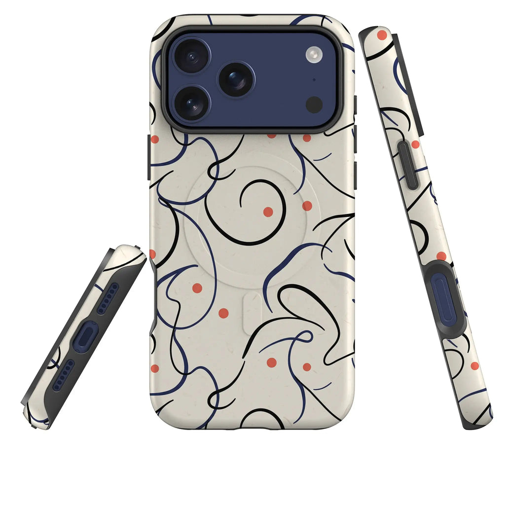 Uli Breeze by Ada Okoye — MagSafe Tough Case for iPhone — Three Quarter — Finnaij