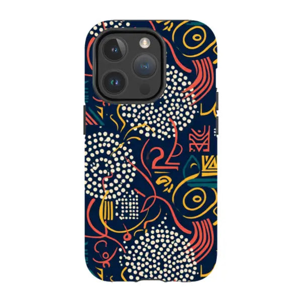 Adire Nightfall by Ada Okoye — Magsafe Tough Case for iPhone — Finnaij